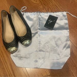 Giuseppe Zanotti Nappa Flats size 36 💯 authentic